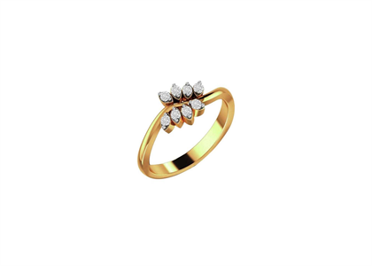 CZ Studded Ring